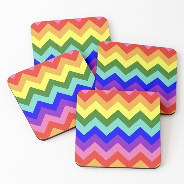 Item preview, Rainbow Pride LGBTQ Zigzag Chevron Pattern designed and sold by Gsallicat.