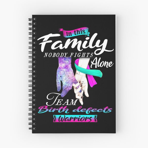 Item preview, In This Family Nobody Fights Alone Team Birth defects Warrior designed and sold by deputylove.