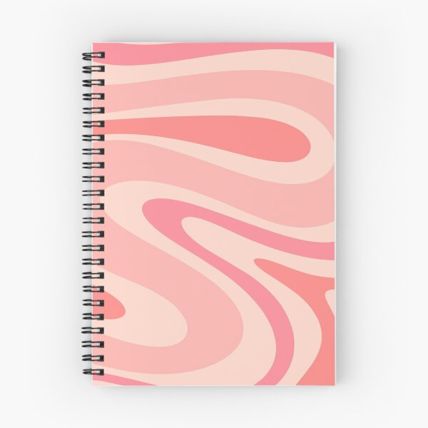 Item preview, Retro Swirls Pastel Blush Pink Abstract Pattern designed and sold by kierkegaard.