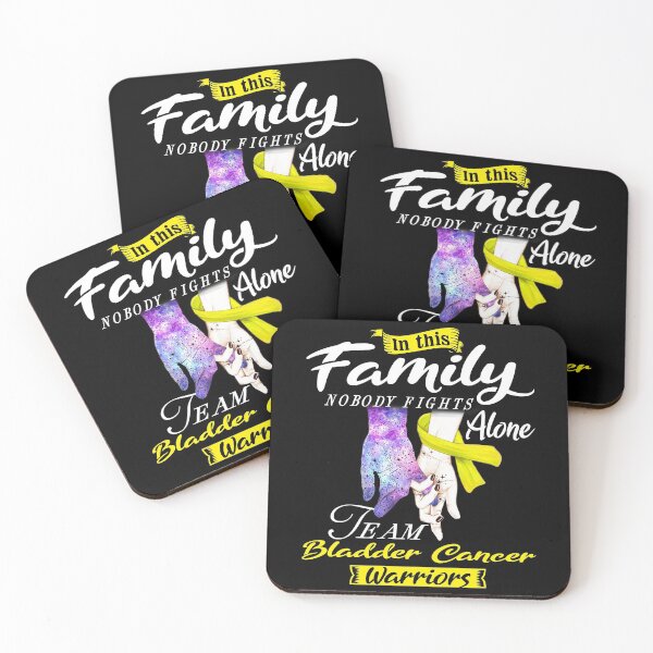 Item preview, In This Family Nobody Fights Alone Team Bladder Cancer Warrior designed and sold by deputylove.