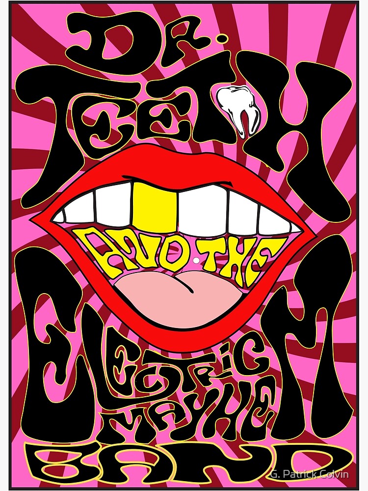 "The Electric Mayhem Band The Lost Concert Poster" Framed Art Print