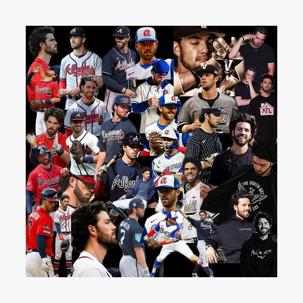 dansby swanson jersey number Poster for Sale by madisonsummey