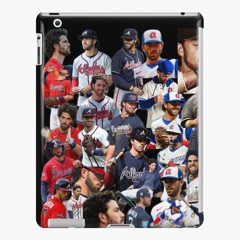 dansby swanson jersey number iPad Case & Skin for Sale by madisonsummey