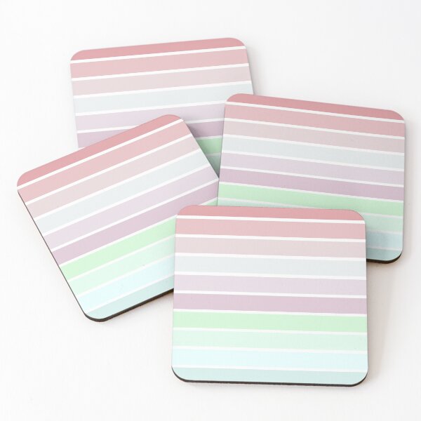 Item preview, Pastel Bars - Spring Sunset designed and sold by yurahbom.
