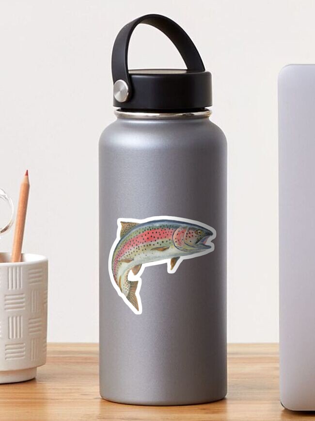 Thumbnail 1 of 3, Sticker, Rainbow Trout designed and sold by FastArcher.