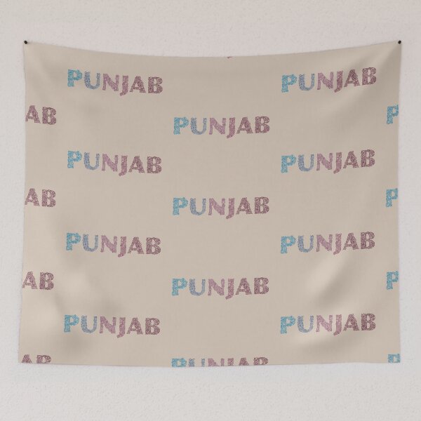 Item preview, Punjab Floral Design (blue gradient) designed and sold by jasleenM.