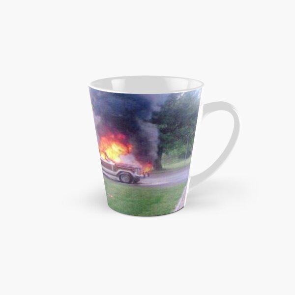 Item preview, Grandpa and Burning Car Meme designed and sold by chaoticvibes.