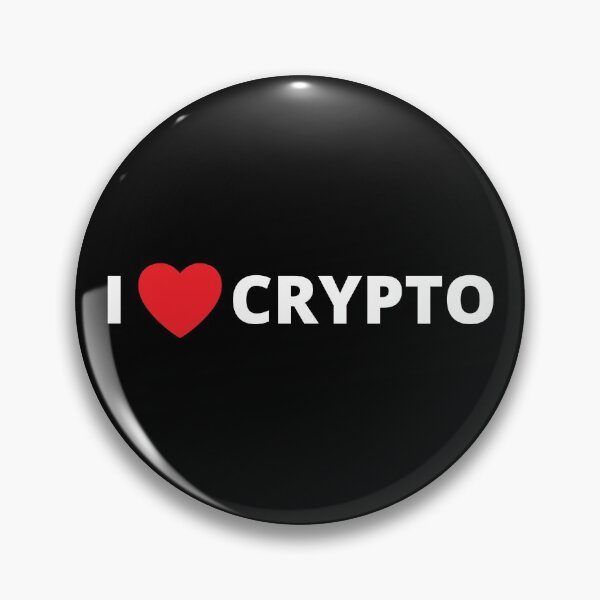 Item preview, I Love Crypto designed and sold by FreeWillDesign.