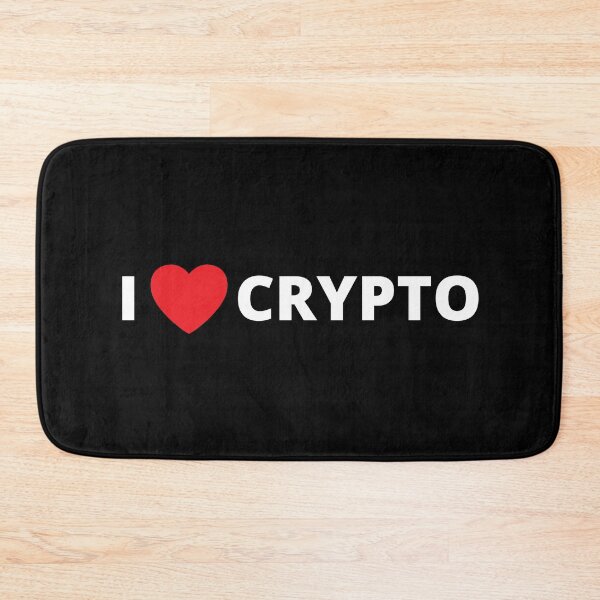 Item preview, I Love Crypto designed and sold by FreeWillDesign.