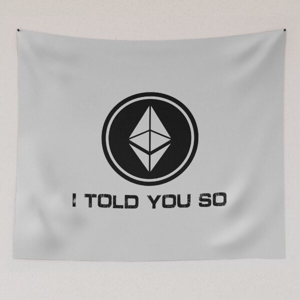 Item preview, Ethereum I told you so designed and sold by FauzIDEA.