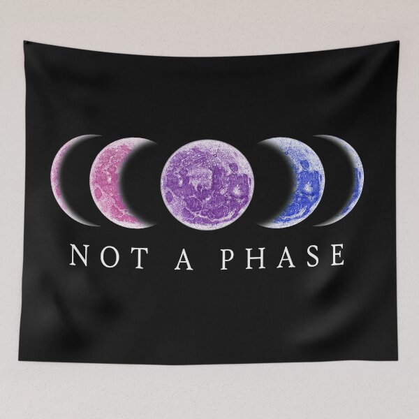 Item preview, Not A Phase Bisexual Pride designed and sold by WingMarks.