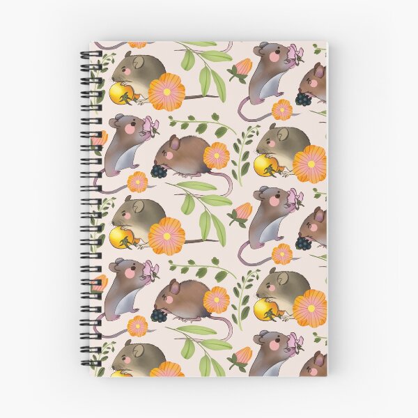 Item preview, Pilliga Mouse - Cute Brown and Green Digital Illustration Animal Pattern designed and sold by TheRainbowRoom.