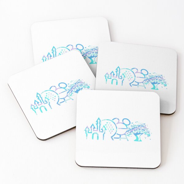 Item preview, Elsa Theme Park Skyline Blue Version designed and sold by Brooke’s Broadway Stickers.