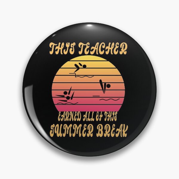 Item preview, This Teacher Earned All Of This Summer Break Teacher break T-Shirt designed and sold by thenewall.