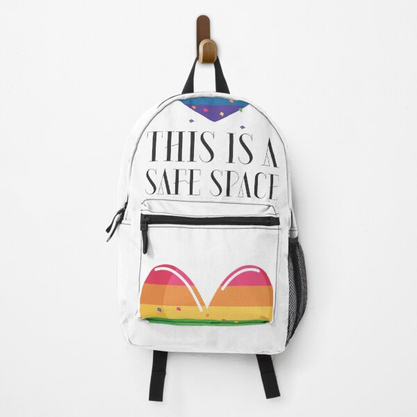 Item preview, Safe Space For Everyone - Heart - White Background designed and sold by crazycollective.