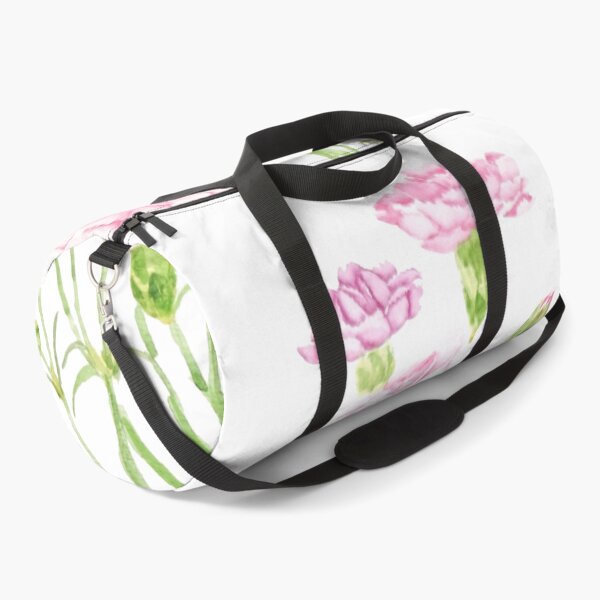 Item preview, hand painted pink carnation flowers  watercolor  designed and sold by ColorandColor.