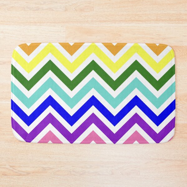 Item preview, Colorful Rainbow Zigzag Chevron Pattern designed and sold by Gsallicat.