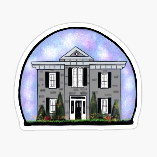 Item preview, Good Witch Grey House Snow Globe designed and sold by CharmedbyHiba.