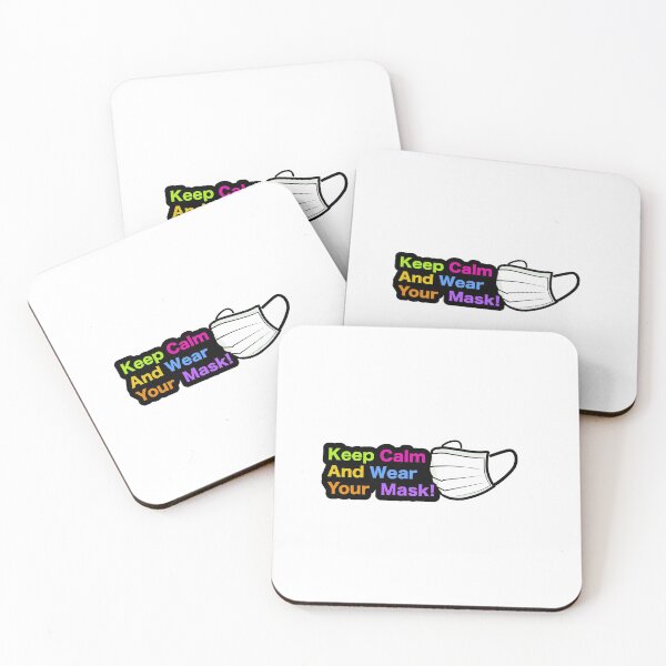 Item preview, Calm, Mask, Covid 19, care designed and sold by FEEL GOOD CLUB DESIGNS.