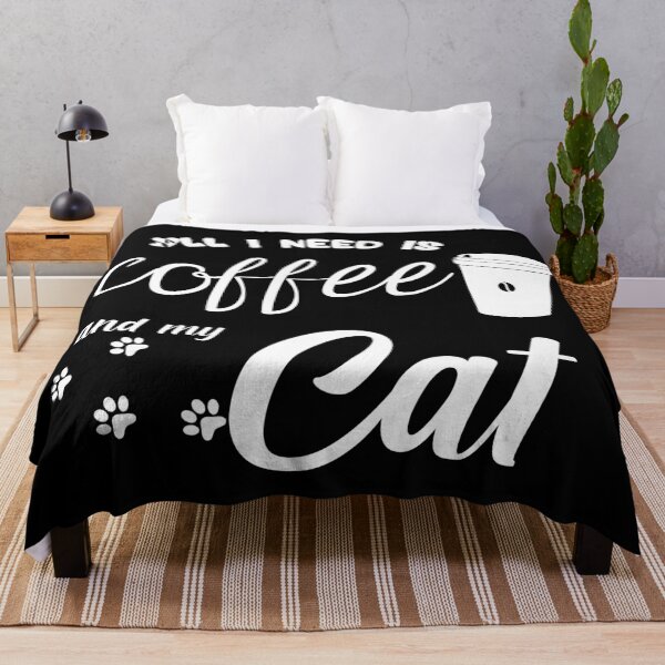 Item preview, coffee is all that i need and my cat cute coffee and cats lovers designed and sold by joy4shirt.