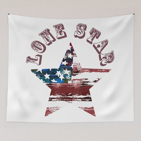 Item preview, Lone Star American Flag Star designed and sold by Designs By YL.