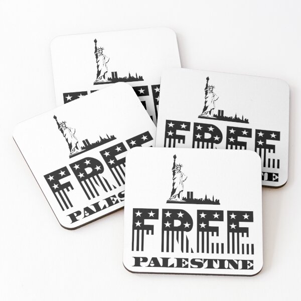 Item preview, Free Palestine Arabic Support Palestine and Gaza Jerusalem designed and sold by YasDesign.