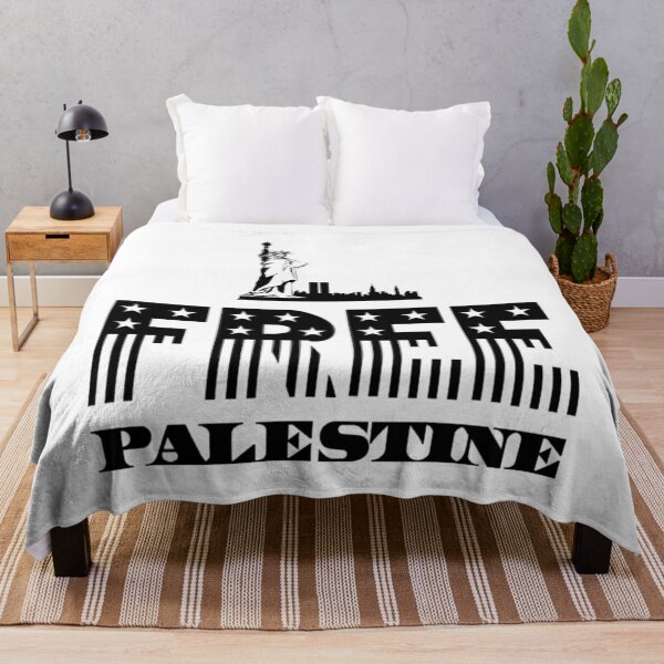 Item preview, Free Palestine Arabic Support Palestine and Gaza Jerusalem designed and sold by YasDesign.