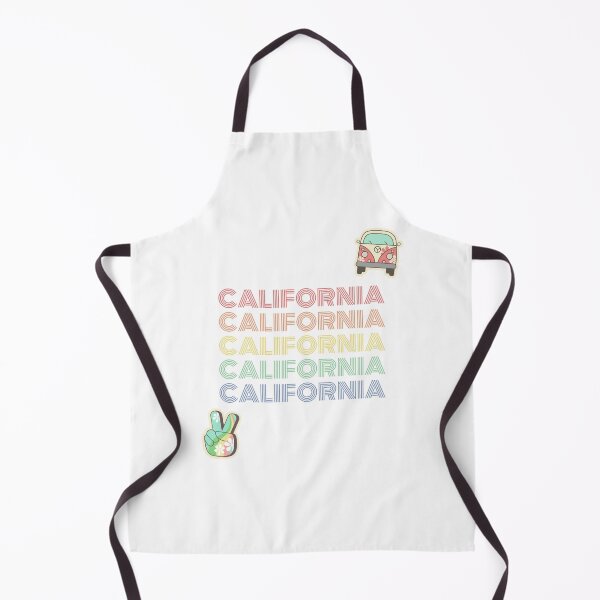 Aperçu de l'œuvre California Vibes - Peace Love Unity Respect créée et vendue par Shirts4Humans.