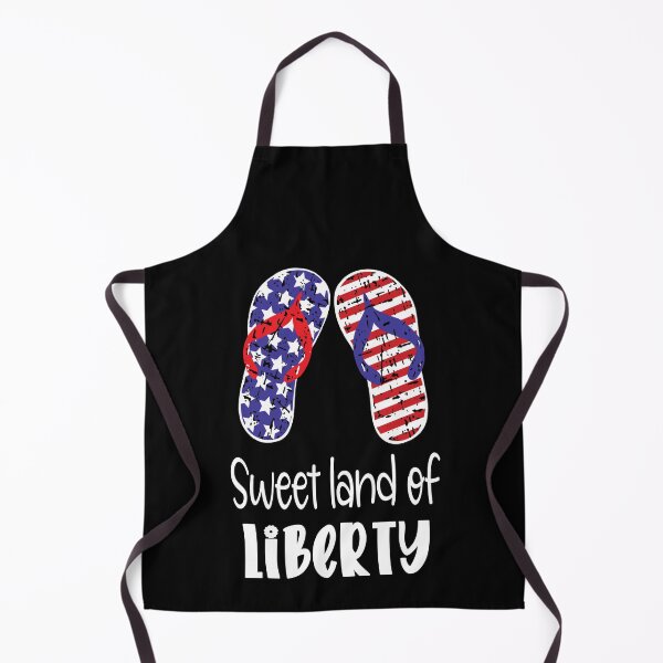 Item preview, Sweet Land Of Liberty, American Flag Flip Flops designed and sold by orangeblue21.