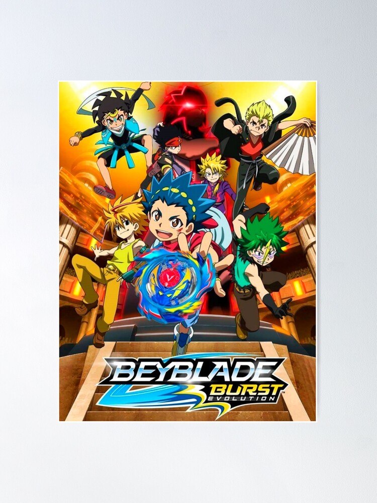 Classic Beyblade Metal Fusion Anime Canvas Art and Wall Art Poster