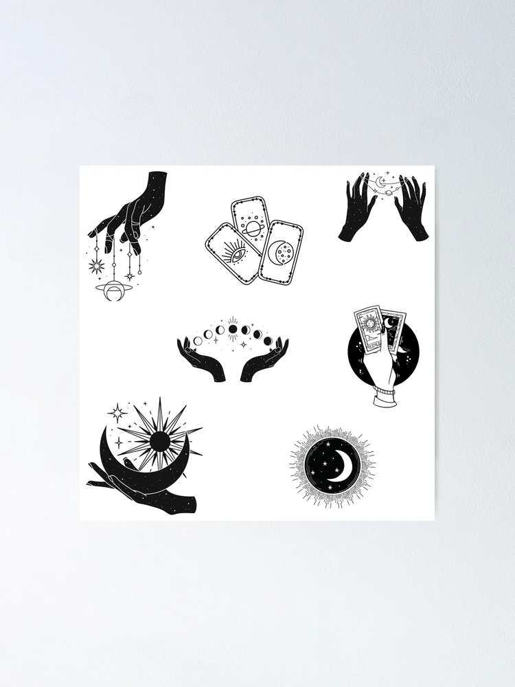 Celestial Witch Aesthetic Sticker Pack, Spell Magic Aesthetic, Modern  Witchcore Aesthetic Art, Witchy Stuff Art Board Print for Sale by  Black11Flamingo