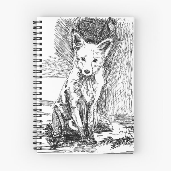 Item preview, Curious Fox ink sketch designed and sold by Brian  Doub.
