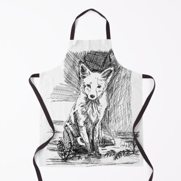 Item preview, Curious Fox ink sketch designed and sold by Brian  Doub.