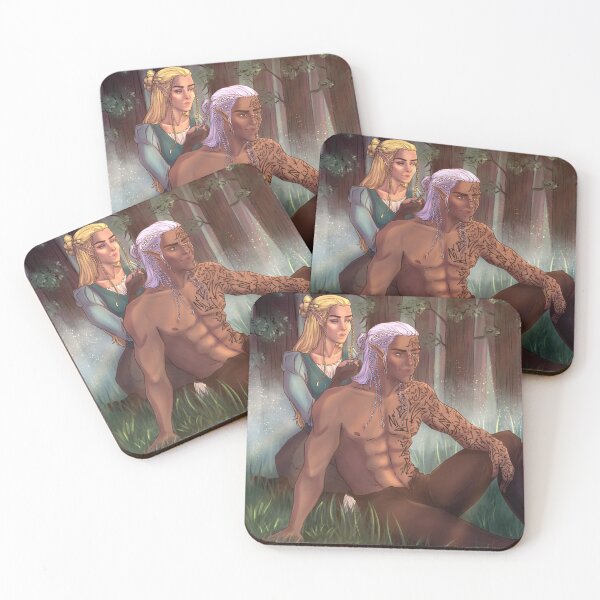 Item preview, Faes and Braids (Aelin and Rowan) designed and sold by lexaart.