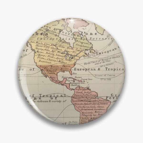 Item preview, Map of the World, Distribution of Trees, Shrubs, Grains, Fruits in 1852 designed and sold by ganje.