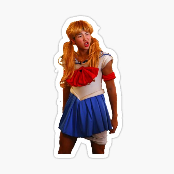 Sailor Moon Rap Monster Namjoon Sticker Sticker