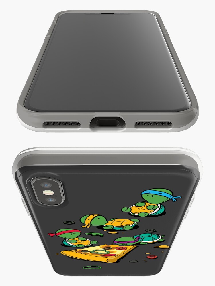 Coque iPhone ''Amateur de pizza' : autre vue