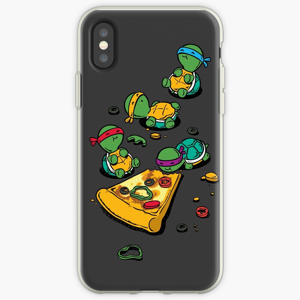 Coque iPhone « Amateur de pizza»