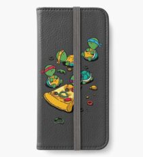 Pizza Liebhaber iPhone Flip-Case/Hülle/Klebefolie