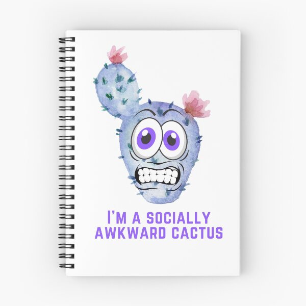 Item preview, I'm socially awkward cactus designed and sold by discoverystore.