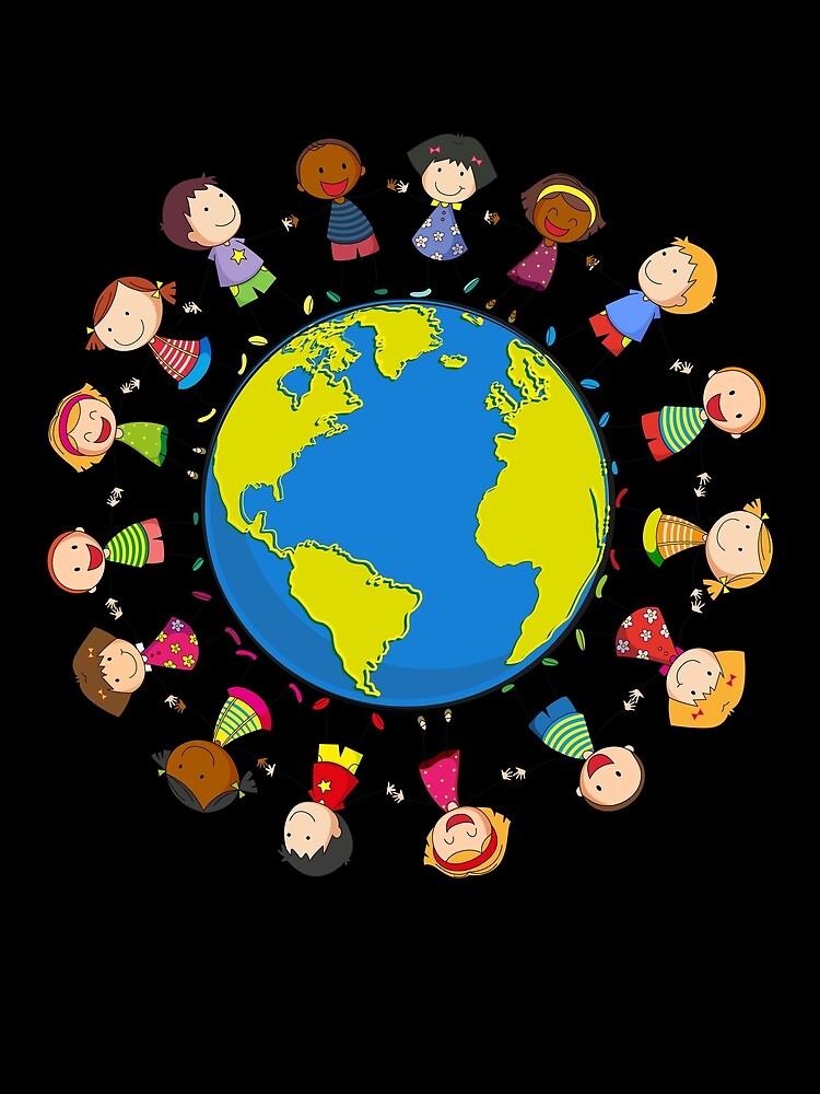 Thumbnail 3 von 3, Tuch, Children Earth Day Lover Teacher Student School Earth Day Gear designt und verkauft von DynamicDesign.