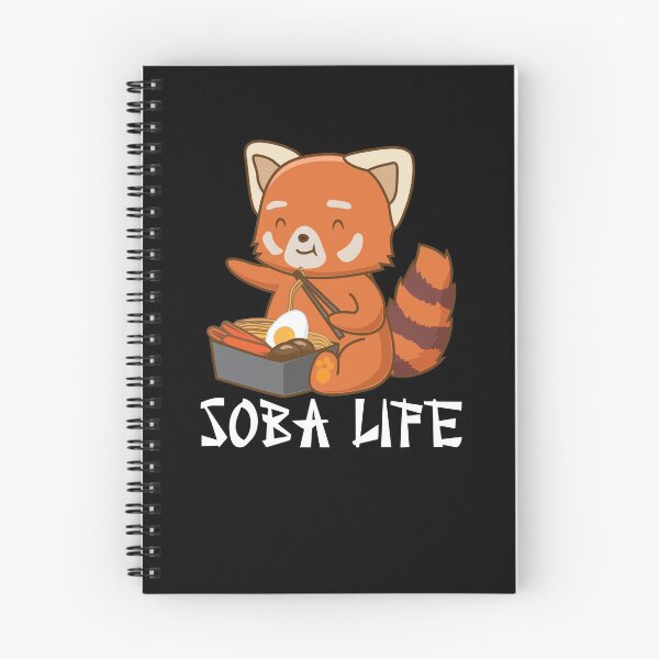 Item preview, Soba Life Red Panda Japanese Food Anime Soba Noodles Gear designed and sold by DynamicDesign.