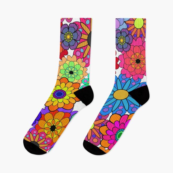 Item preview, Flower Power Retro Style Hippy Flowers designed and sold by Alondra.