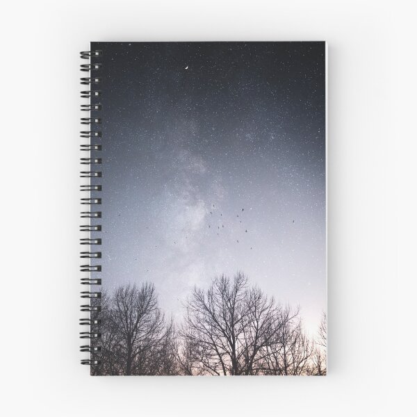 Item preview, Starry Sky and Birds Flying Over the Forest designed and sold by anthonylonder.