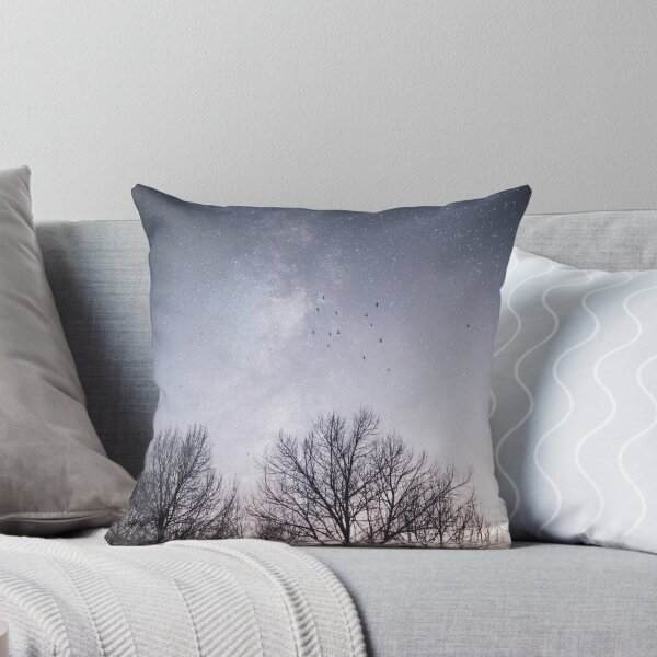 Item preview, Starry Sky and Birds Flying Over the Forest designed and sold by anthonylonder.
