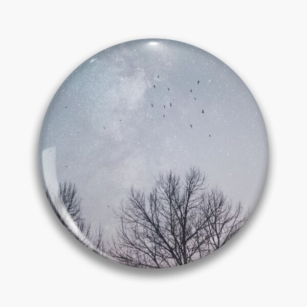 Item preview, Starry Sky and Birds Flying Over the Forest designed and sold by anthonylonder.