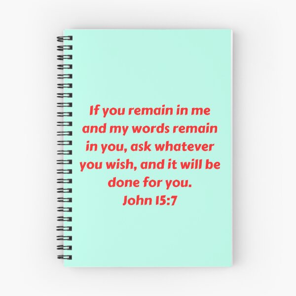 Item preview, Bible Verse John 15:7 designed and sold by Prayingwarrior.