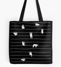 Sloth Stripe Tote Bag