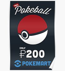 Pokemon Pokeball Pokemart Ad Poster