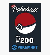 Pokemon Pokeball Pokemart Ad Photographic Print